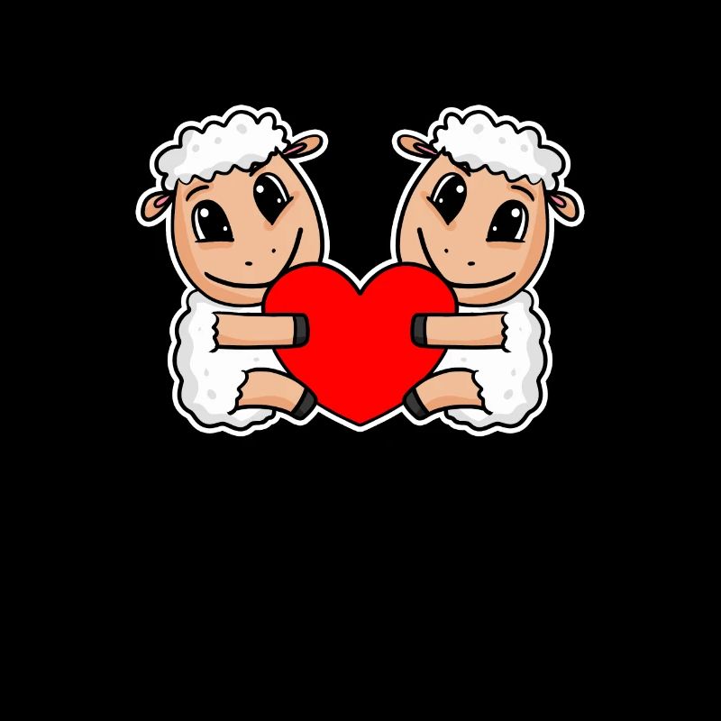 Schaf Herz Liebe Schafe