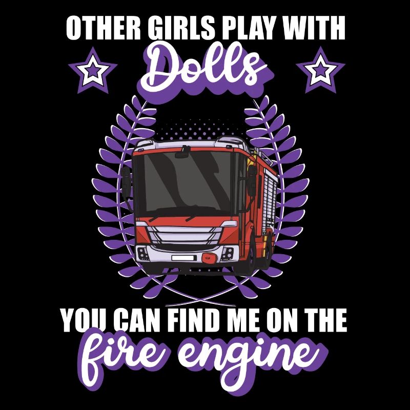 Feuerwehr Feuerwehrfrau Fire Engine Beruf Geschenk