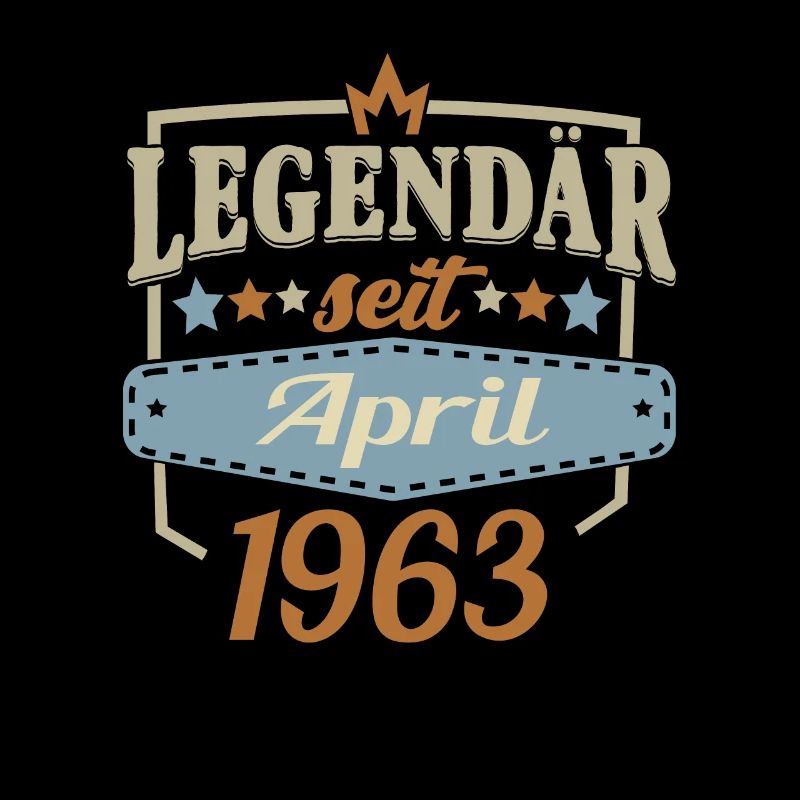Legenden werden im April Geburtstagsdesign