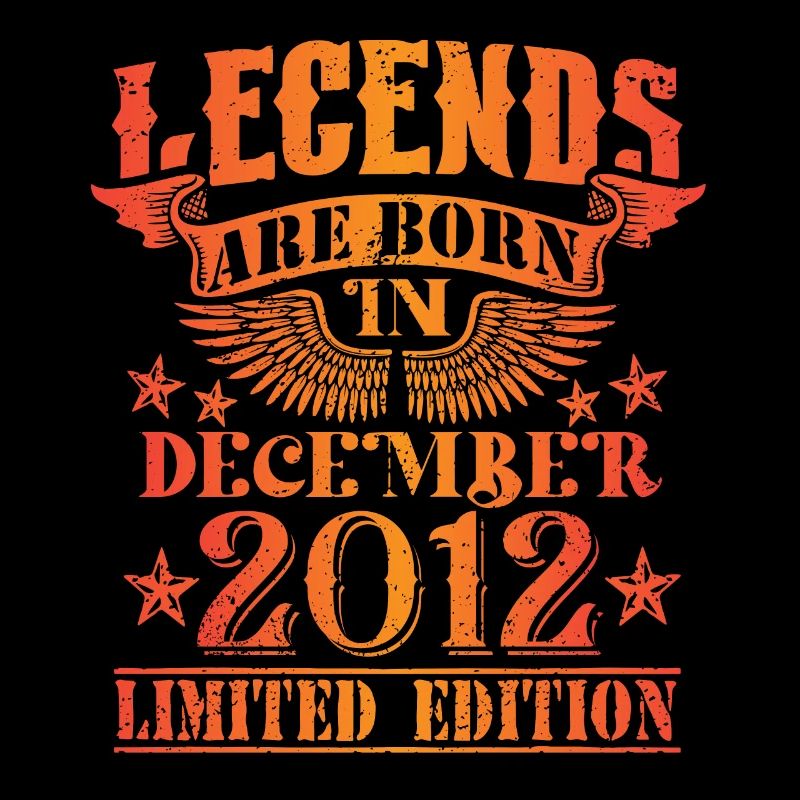 Geburtstag Dezember 2012 Limited Edition Vintage