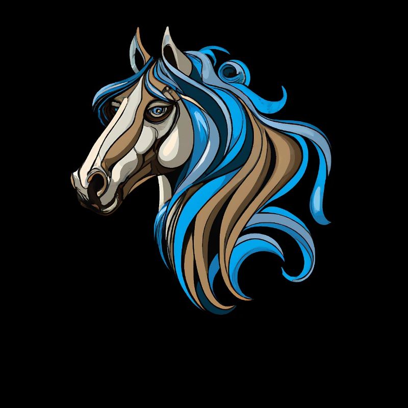 Horse Head Style Anime élégant