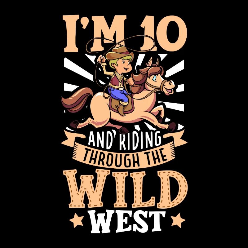 Ich bin 10 - Jungen Cowboy