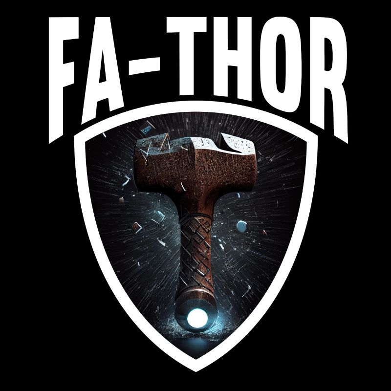 Papa Vathor Va Thor Vatertag Vatertagsgeschenk