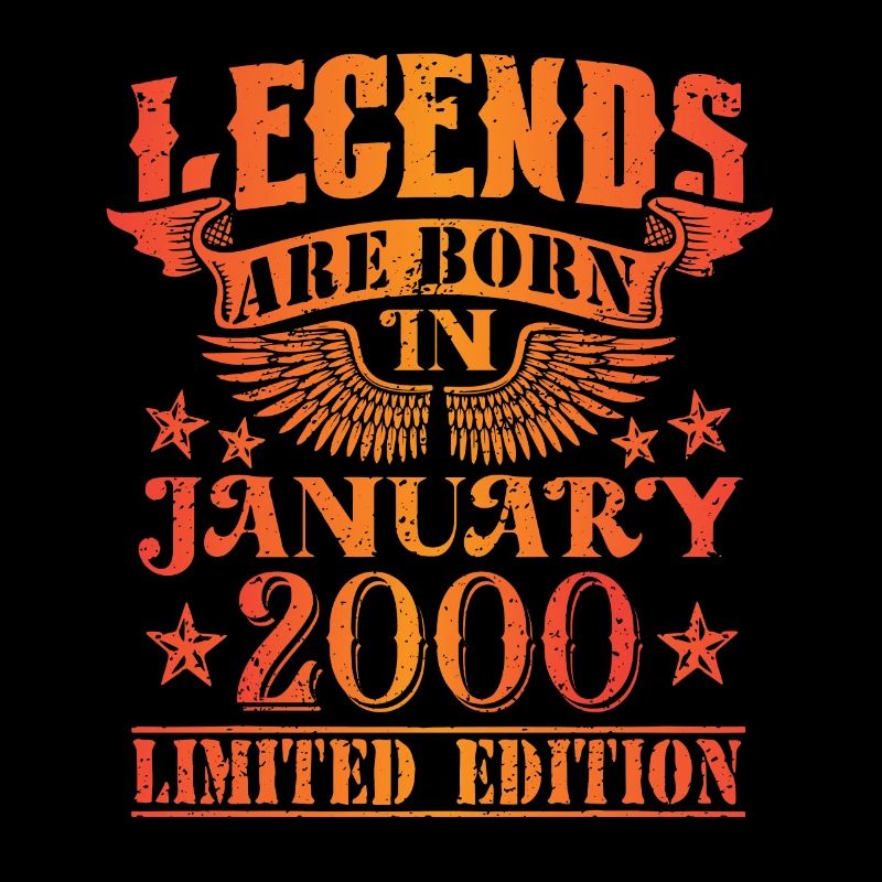 Birthday January 2000 Limited Edition Vintage