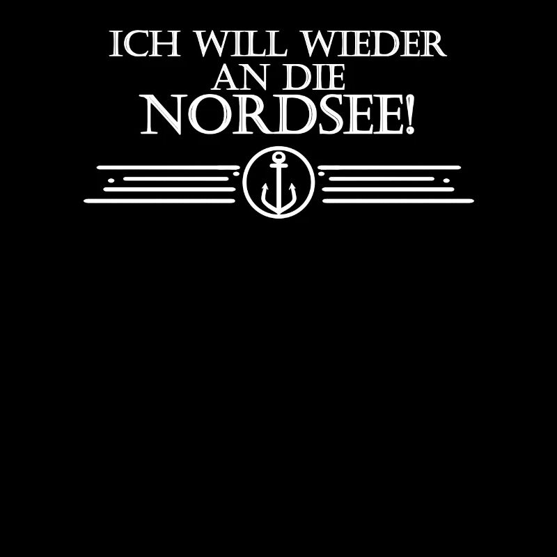 Nordsee Spruch Anker Ornament