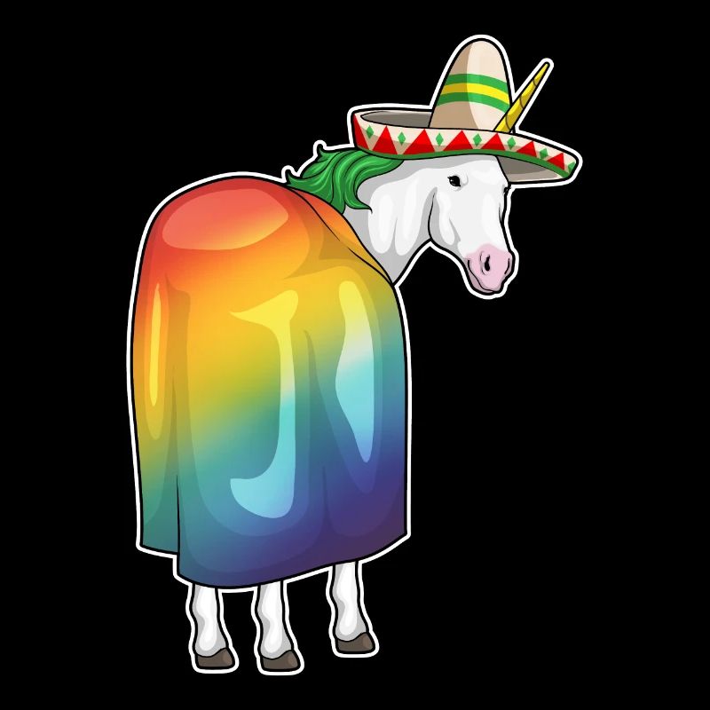Unicorn Mexican Hat