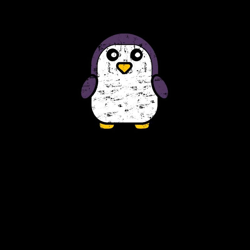 cute kawaii penguin - cute animal design for K