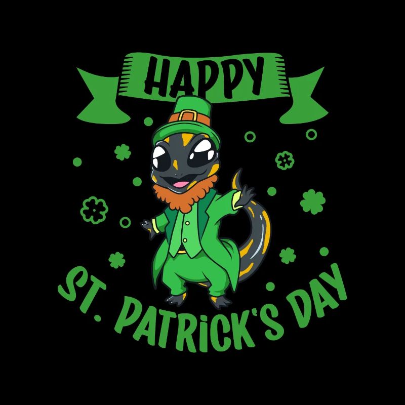 St Patrick's Salamander - Happy St Patrick's Day