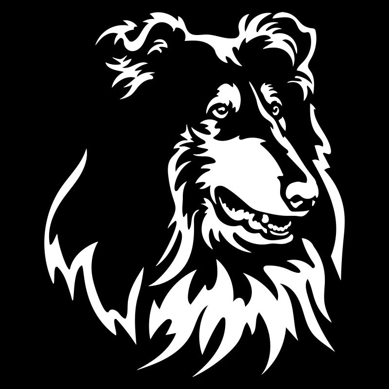 Collie Kopf "Black Edition"
