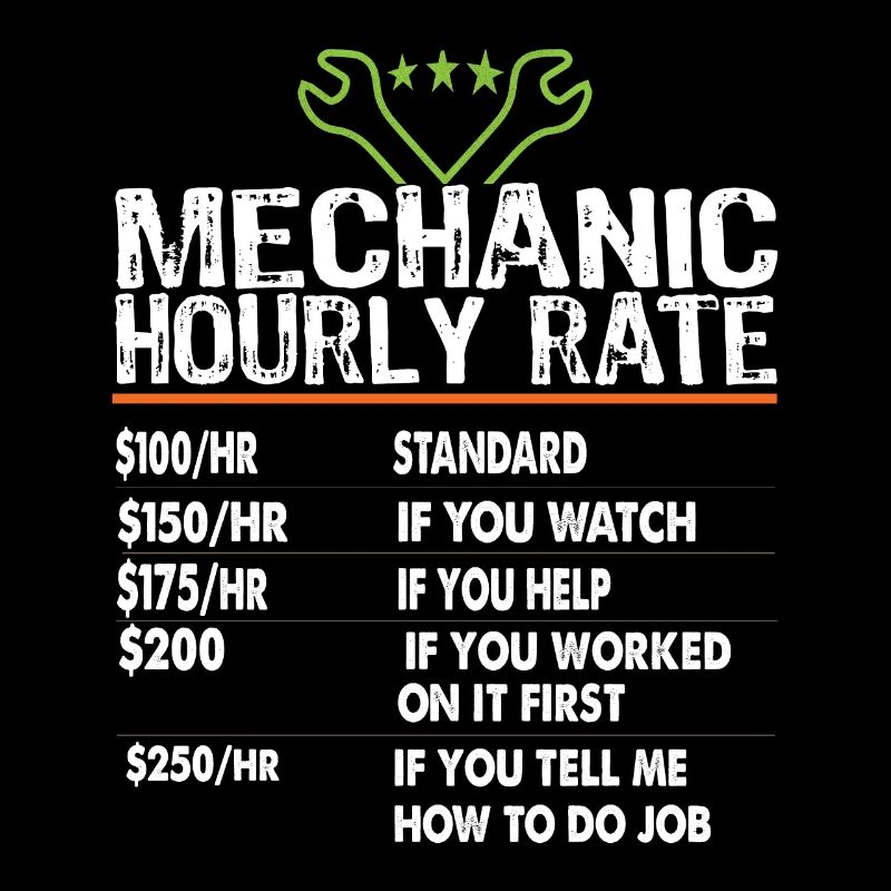 Mechanic hourly rate Mechanic worker Labor Rates
