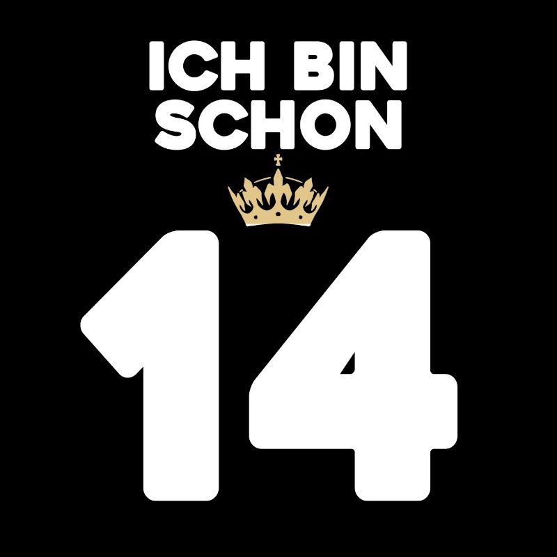 14. Geburtstag Geschenk - 14 Jahre mit Krone