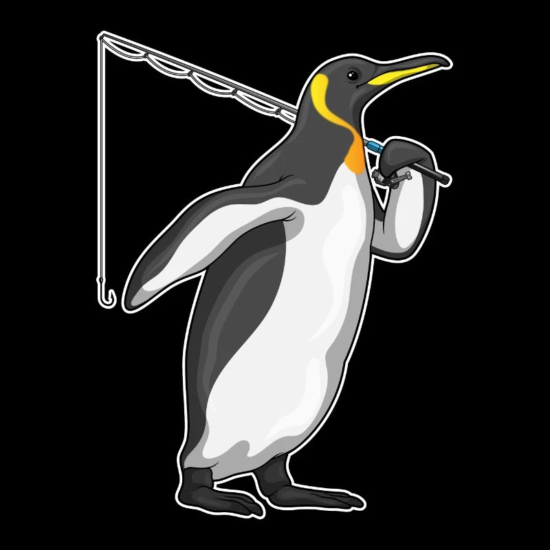 Pinguin Angler Angel