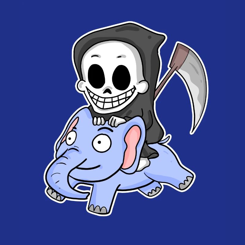 Sensenmann Elefant