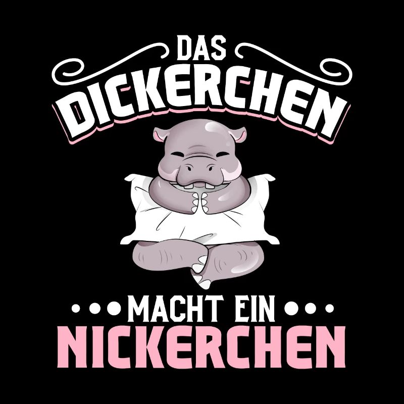 Nilpferd - Das Dickerchen macht ein Nickerchen