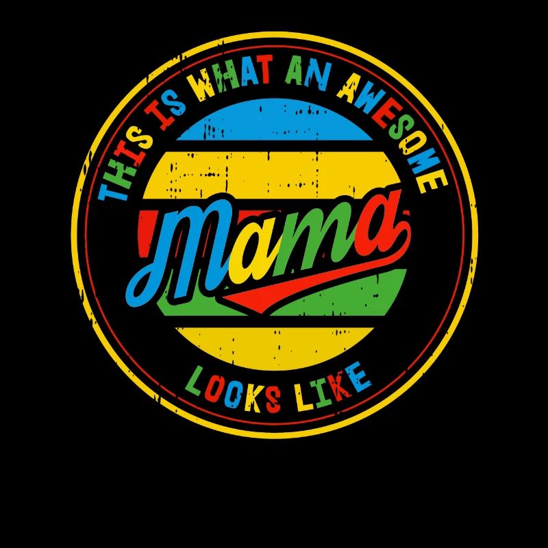 Bester Mama Muttertag Mutter Mom Retro Geschenk