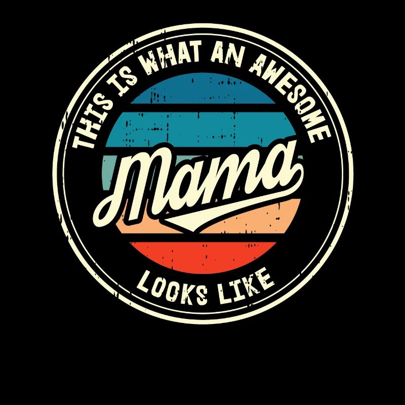 Bester Mama Muttertag Mutter Mom Retro Geschenk
