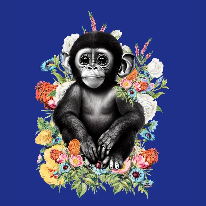 Affe Blumen
