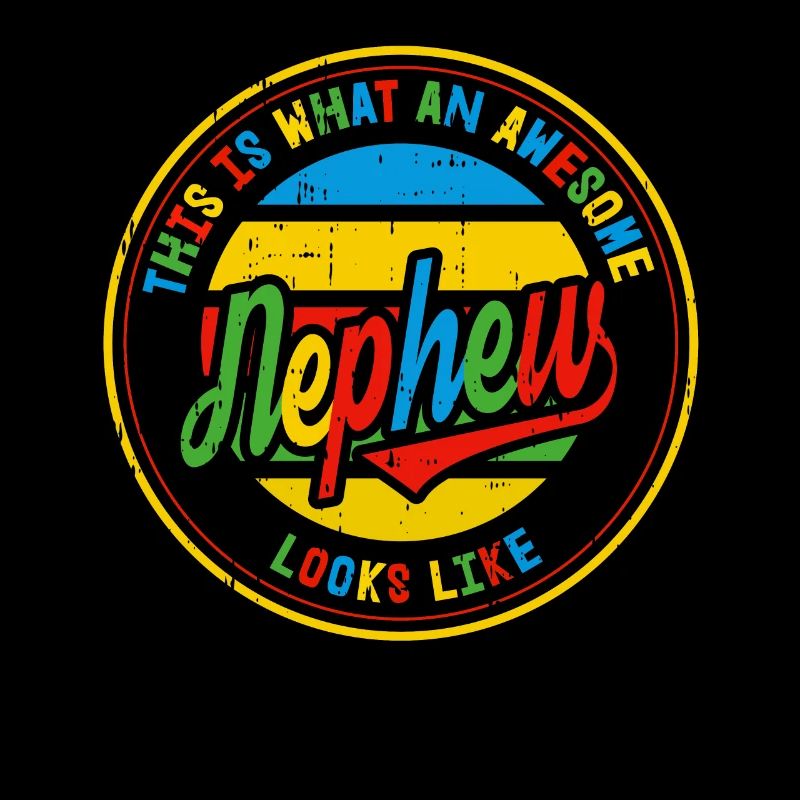 Bester Neffe der Welt Retro Geschenk