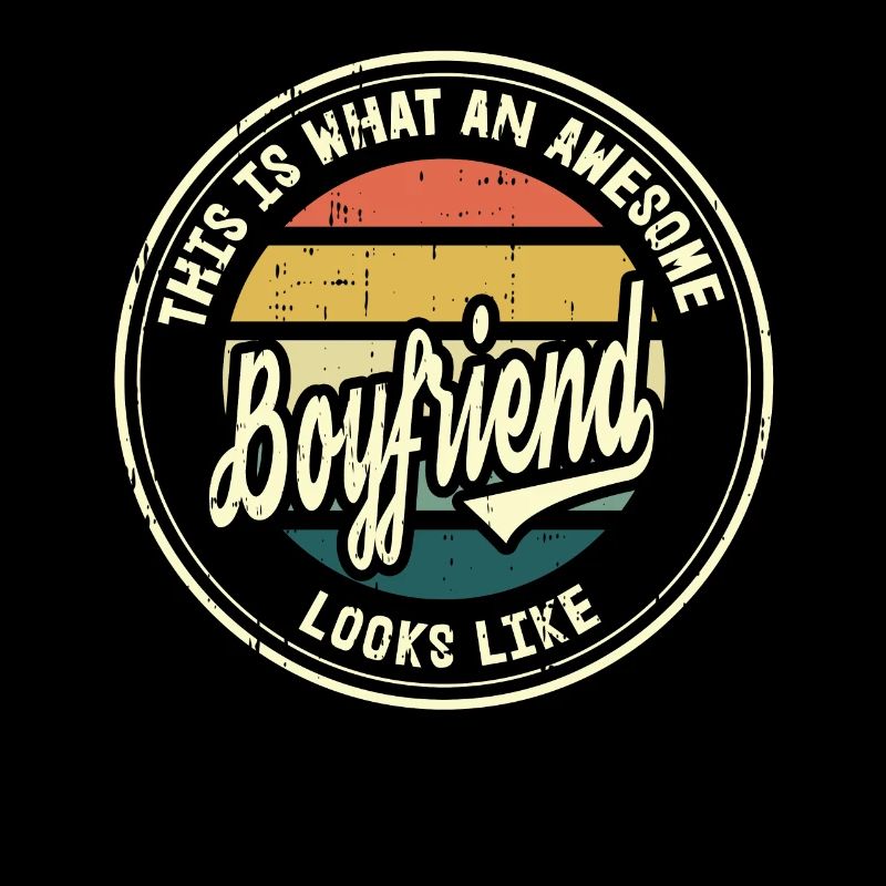 Bester Freund Boyfriend der Welt Retro Geschenk