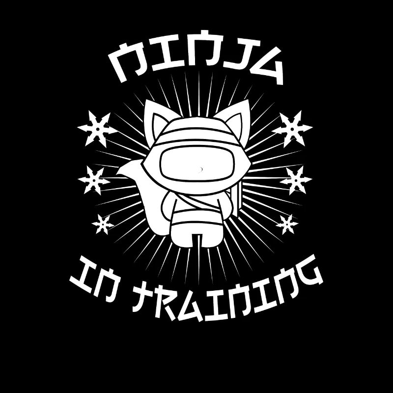 Ninja cat Ninja in training