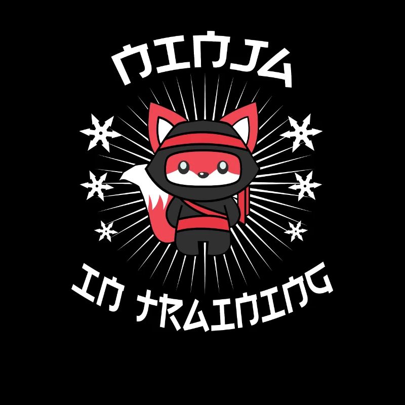 Ninja cat Ninja in training
