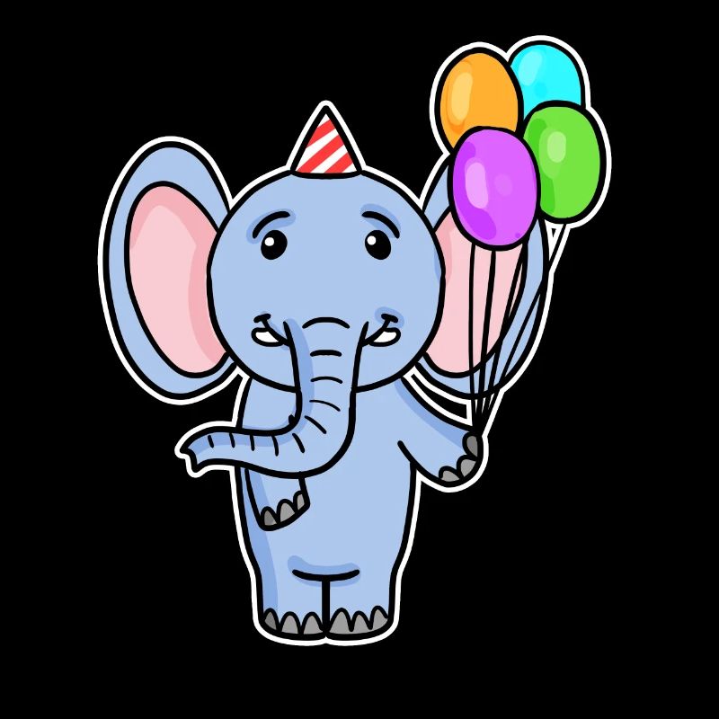 Elefant Geburtstag Luftballon