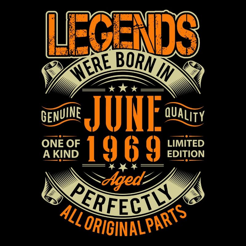 1969 Juni Geburtstag Legende