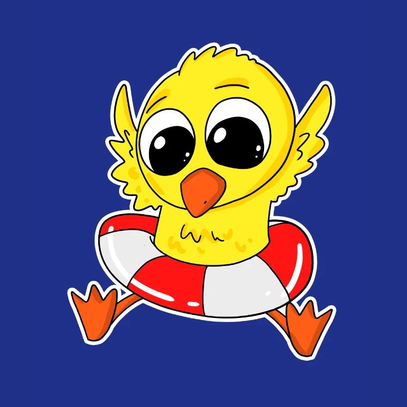 Duck bathing duck bathing