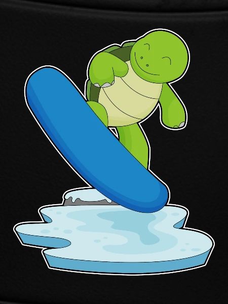 Turtle Snowboarder Snowboard