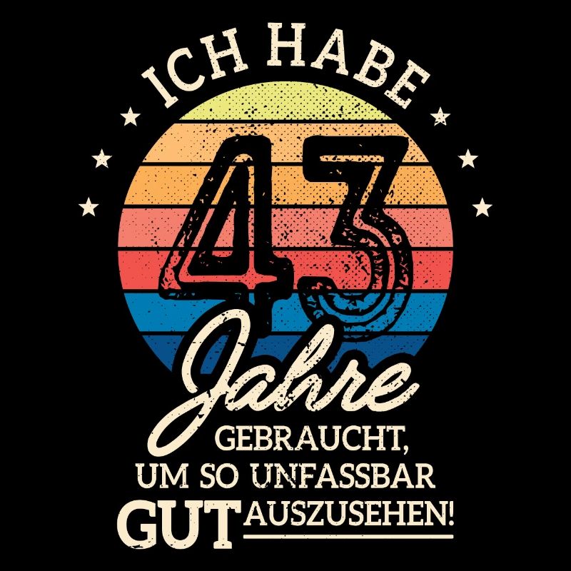 43. Geburtstag Geschenk Habe 43 Jahre Gebraucht