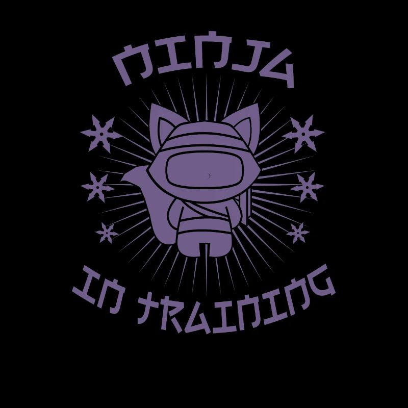 Ninja cat Ninja in training