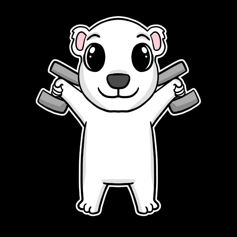 Polar Bear Dumbbell Training Strength Training Fitness