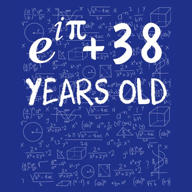 37e anniversaire 37 ans Euler Identité cadeau math