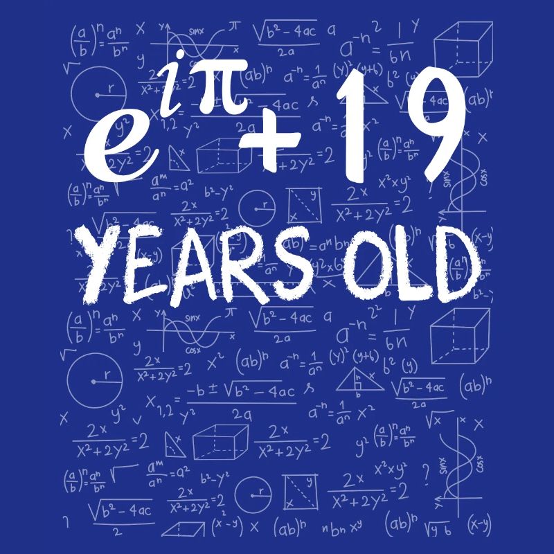 18th birthday 18 years old Euler Identity math