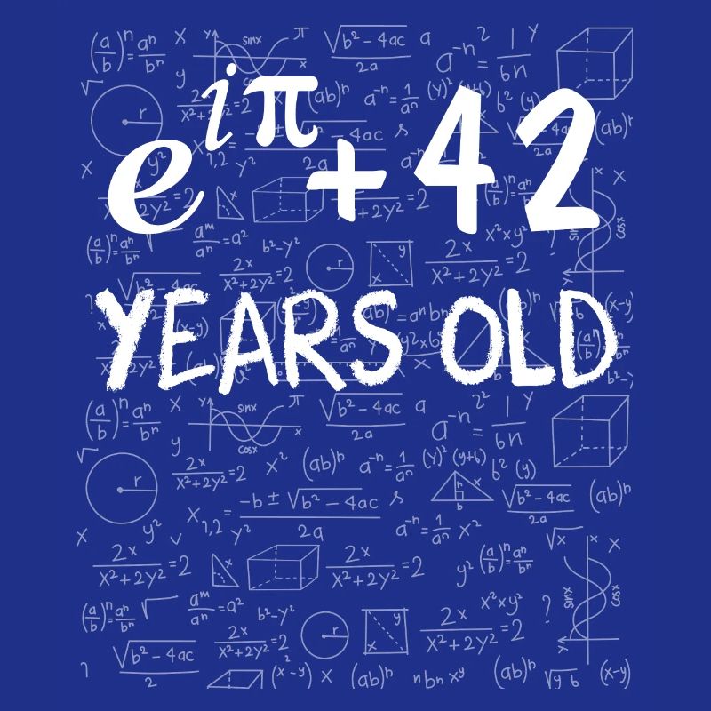 41e anniversaire 41 ans Euler Identité cadeau math