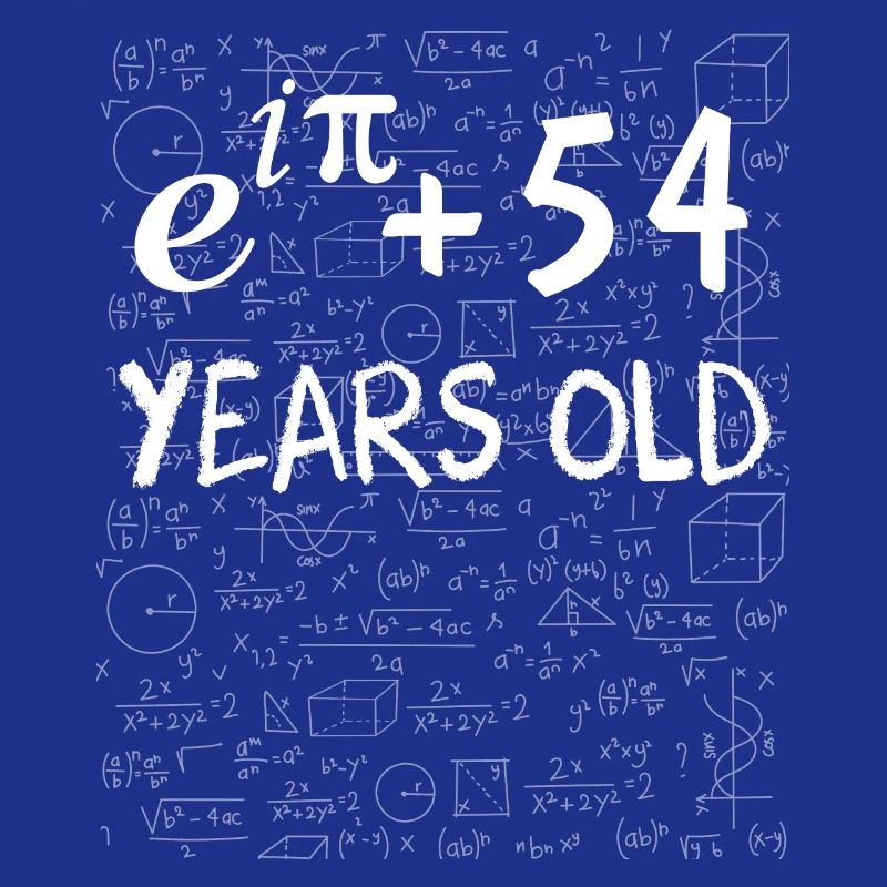 53e anniversaire 53 ans Euler Identité cadeau math