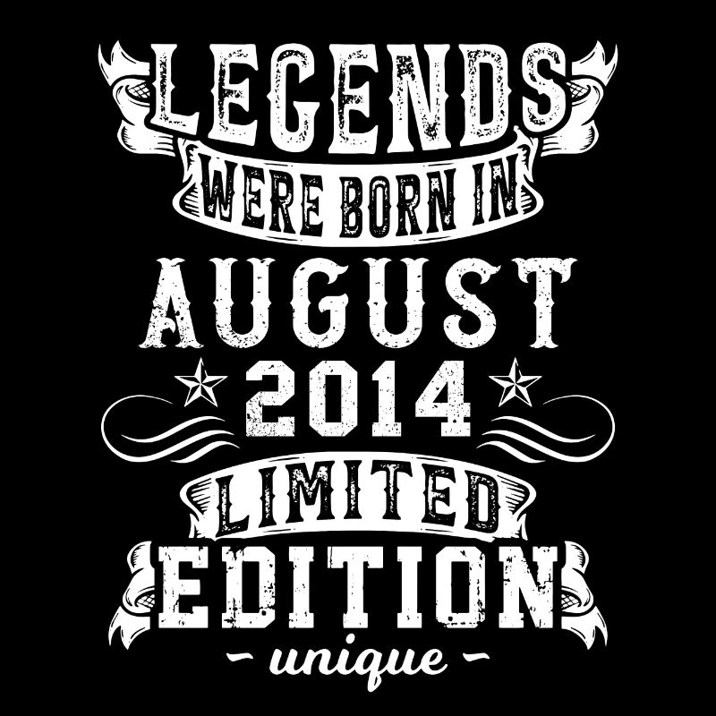 Anniversaire Août 2014 Année Édition Limitée Rétro