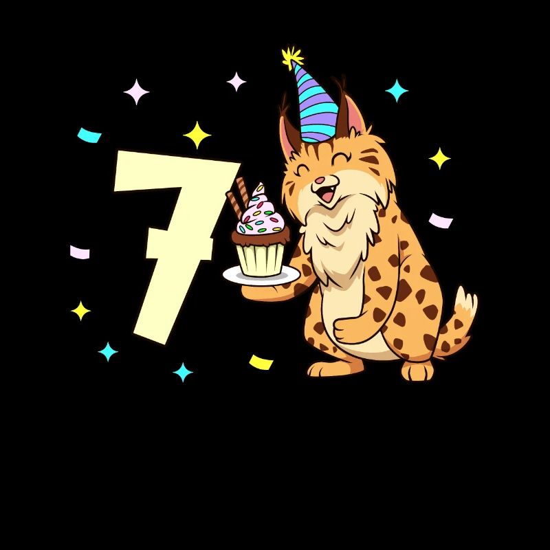 Mit Luchs - Kinder Geburtstag 7 Jahre