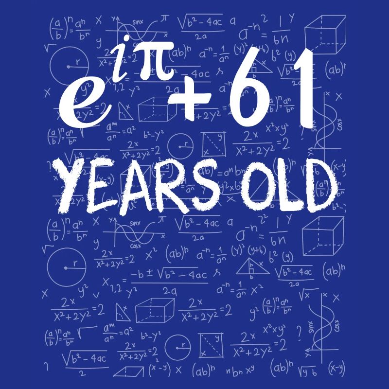 60th birthday 60 years old Euler Identity math