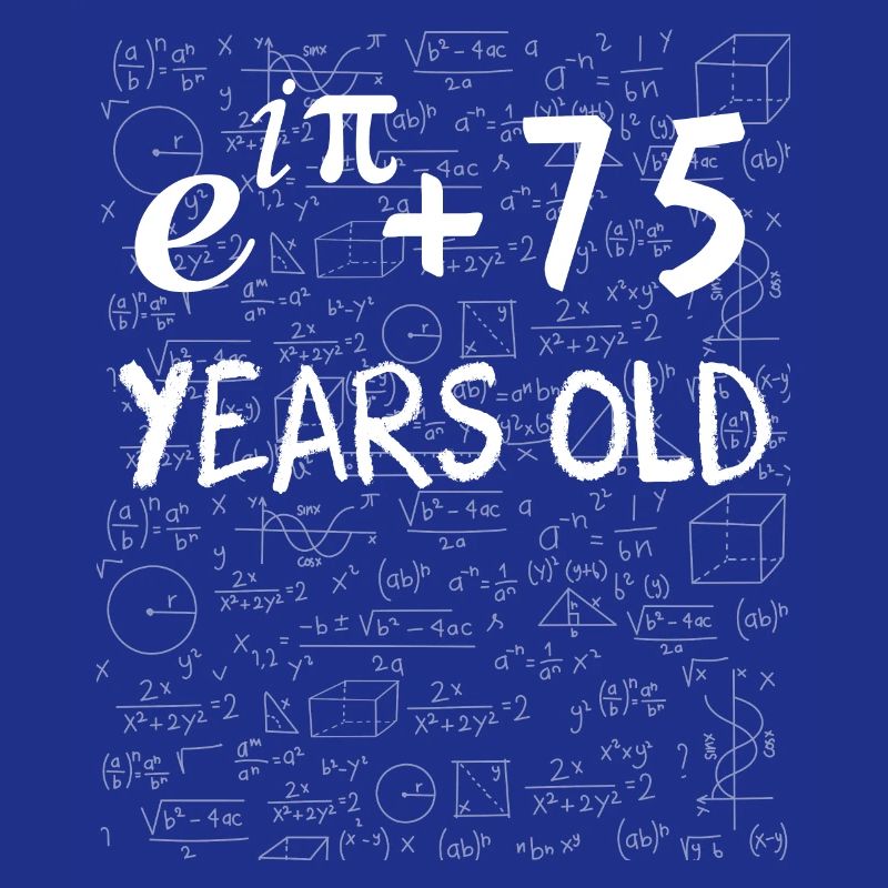 74th Birthday 74 Years Euler Identity Math Gift