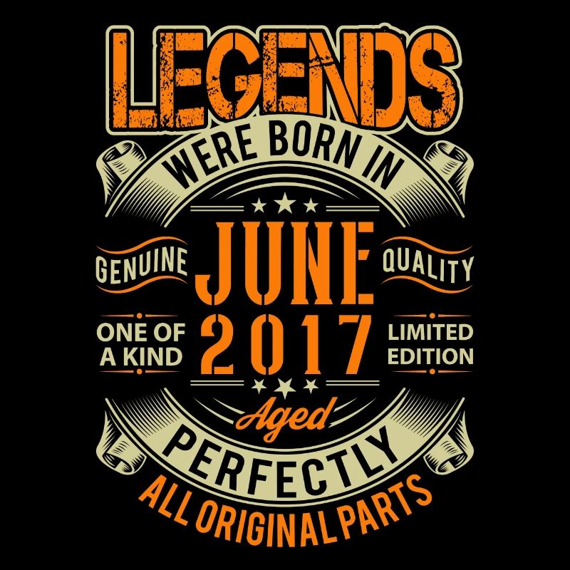 2017 Juni Geburtstag Legende