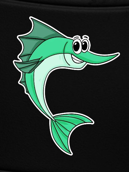 Cute swordfish