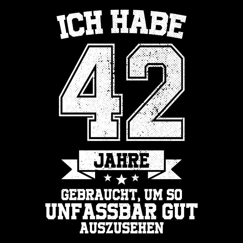 42. Geburtstag Geschenk Habe 42 Jahre Gebraucht