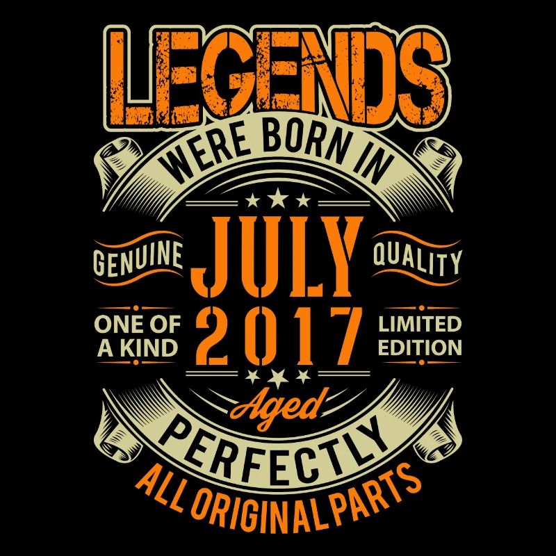 2017 Juli Geburtstag Legende