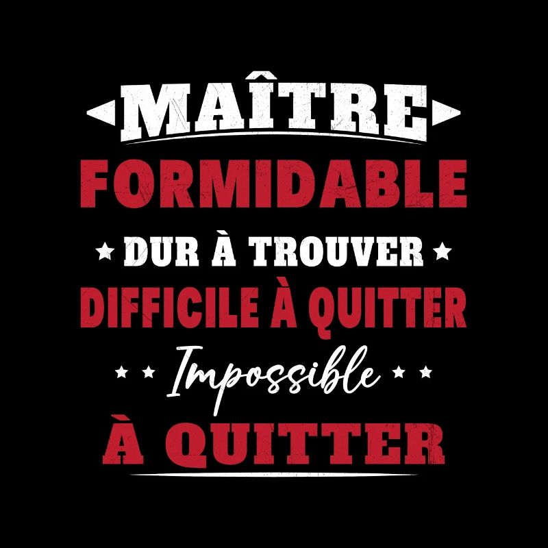 Maître formidable idée cadeau maître d'école