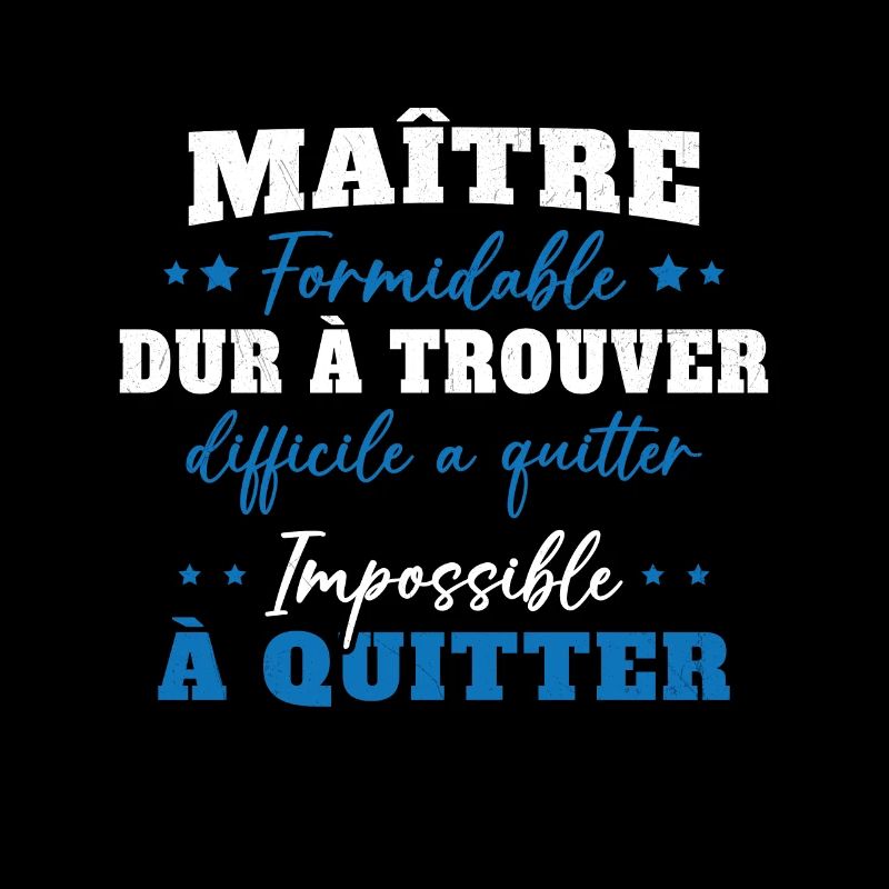 Maître formidable idée cadeau maître d'école