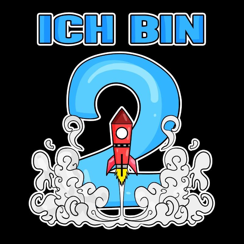 2 Geburtstag Junge Astronaut - zwei Jahre