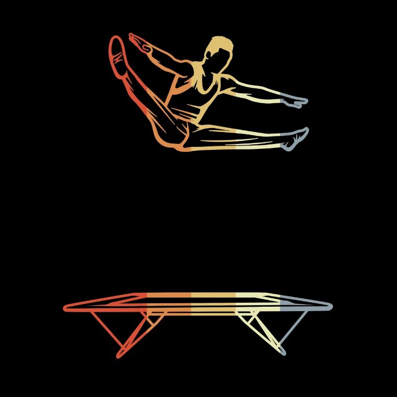 Drôle de garçon trampoline