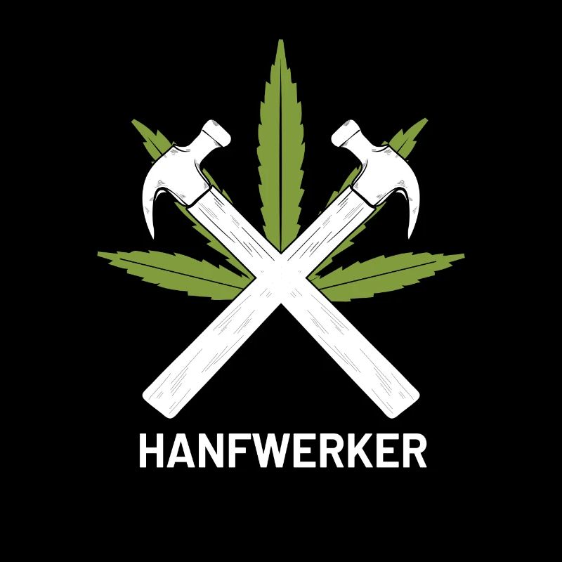 Hanf Weed Gras Marihuana Hanfwerker Zimmerer Zimme