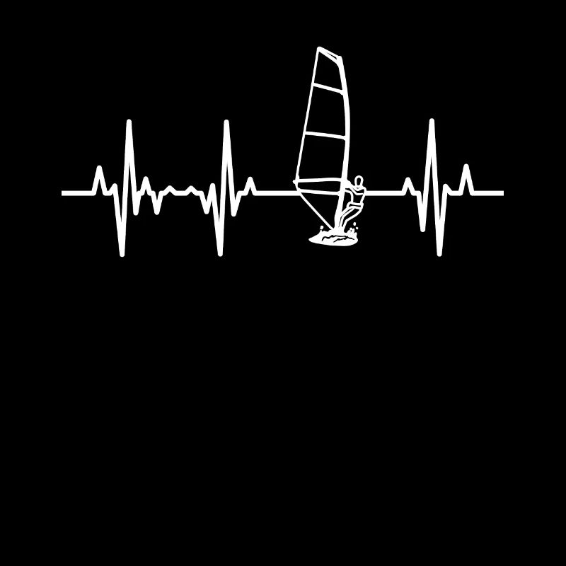 Windsurfer Herzschlag EKG